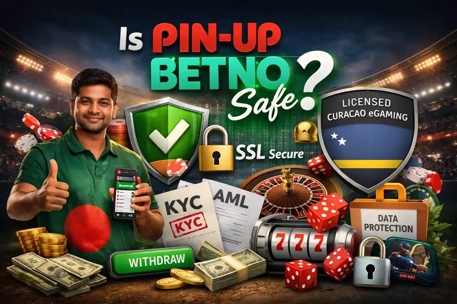 Is Pin Up Bet safe?